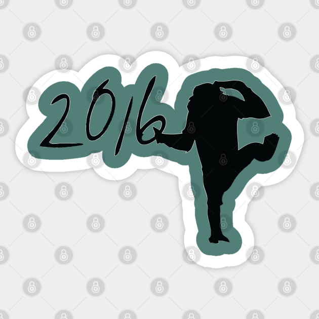 2016 year of Monkey Sticker by CindyS